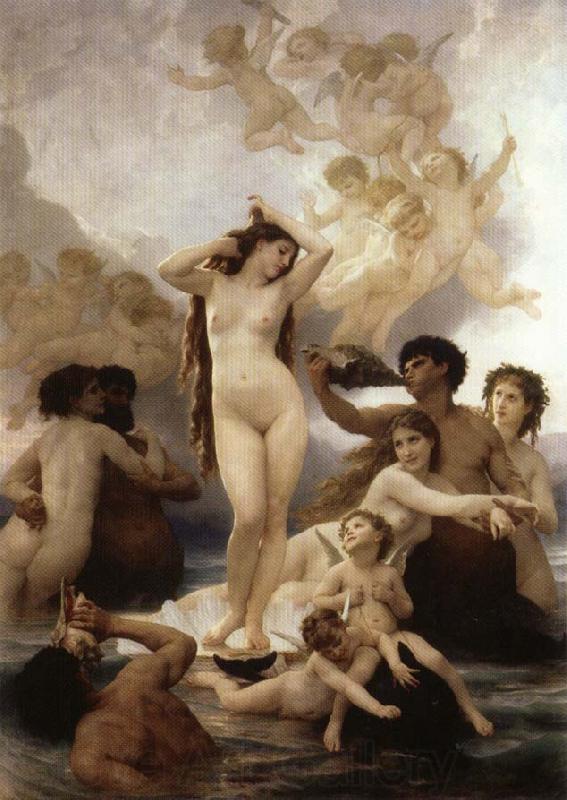 Adolphe William Bouguereau Birth of Venus Spain oil painting art